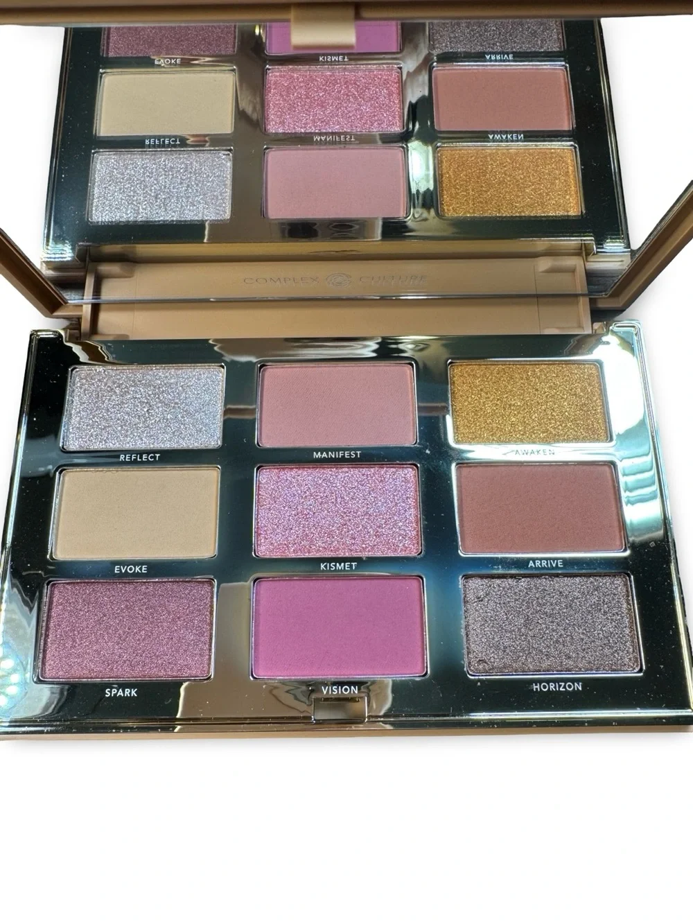Complex Culture Future’s So Bright Eyeshadow Palette 9 Shades Shimmer Gold Pink